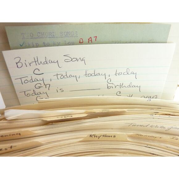 Vintage Music Movement File Teaching Aids Old Ideas Inspiration - Picture 5 of 6